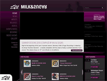 Tablet Screenshot of milkandsugar.de